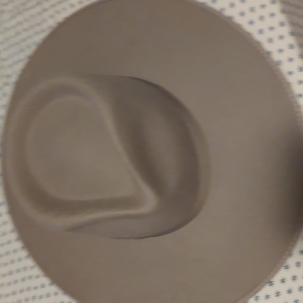 Gray round Hat
